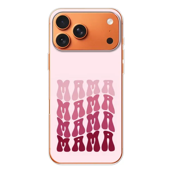 Чехол с рисунком «Надпись мама» для Apple iPhone 18 Pro Чехол с рисунком «Надпись мама» для Apple iPhone 18 Pro