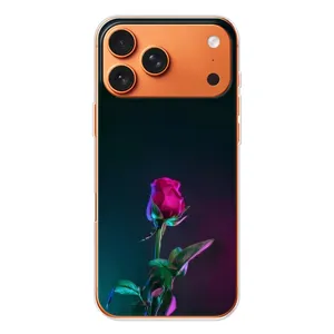 Чохли з принтом Троянд для Apple iPhone 18 Pro (Нічна троянда)