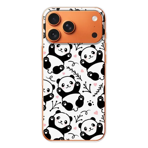 Чехол с рисунком «Пандочки» для Apple iPhone 18 Pro Чехол с рисунком «Пандочки» для Apple iPhone 18 Pro