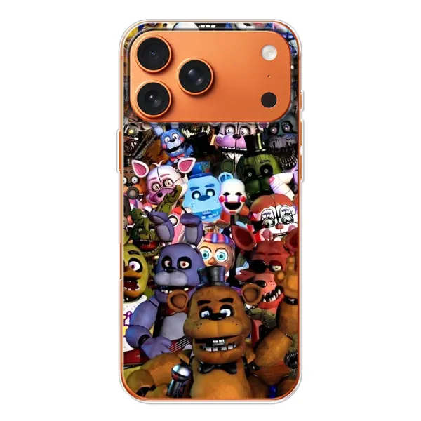 Чехол с рисунком «Персонажи Фредди» для Apple iPhone 18 Pro