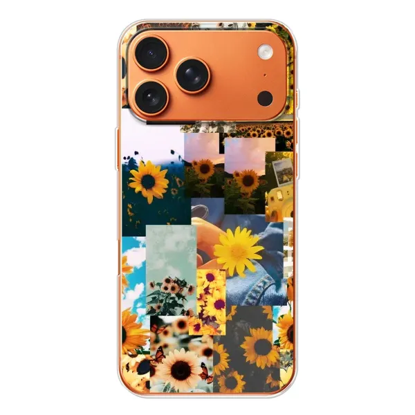 Чехол с рисунком «Подсолнуховый дизайн» для Apple iPhone 18 Pro Чехол с рисунком «Подсолнуховый дизайн» для Apple iPhone 18 Pro