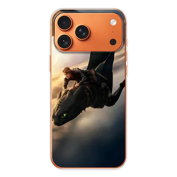 Чехол с рисунком «Полет Беззубика» для Apple iPhone 18 Pro Чехол с рисунком «Полет Беззубика» для Apple iPhone 18 Pro