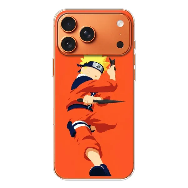 Чехол с рисунком «Силуэт Наруто» для Apple iPhone 18 Pro Чехол с рисунком «Силуэт Наруто» для Apple iPhone 18 Pro