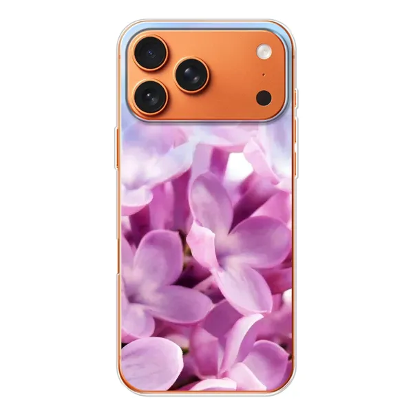 Чехол с рисунком «Сиреневые цветы» для Apple iPhone 18 Pro