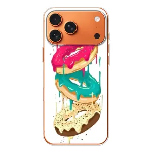 Чехол с изображением вкусной еды для Apple iPhone 18 Pro (Сочные пончики)