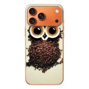 Чехлы с принтом СОВЫ для Apple iPhone 18 Pro (Сова с зерен кофе)