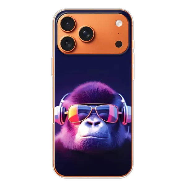Чехол с рисунком «Стильная обезьяна» для Apple iPhone 18 Pro Чехол с рисунком «Стильная обезьяна» для Apple iPhone 18 Pro
