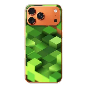 Чохли для Apple iPhone 18 Pro (Персонажі МайнКрафт) (Текстура)