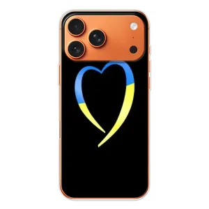Силиконовый Чехол на Apple iPhone 18 Pro (Я-Украина) (Украинское сердце)