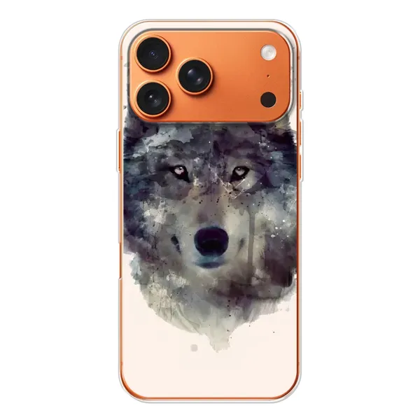 Чехол с рисунком «Волк» для Apple iPhone 18 Pro Чехол с рисунком «Волк» для Apple iPhone 18 Pro