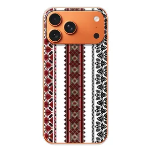 Силиконовый Чехол на Apple iPhone 18 Pro с картинкой Вышиванки (Вышиваночки)