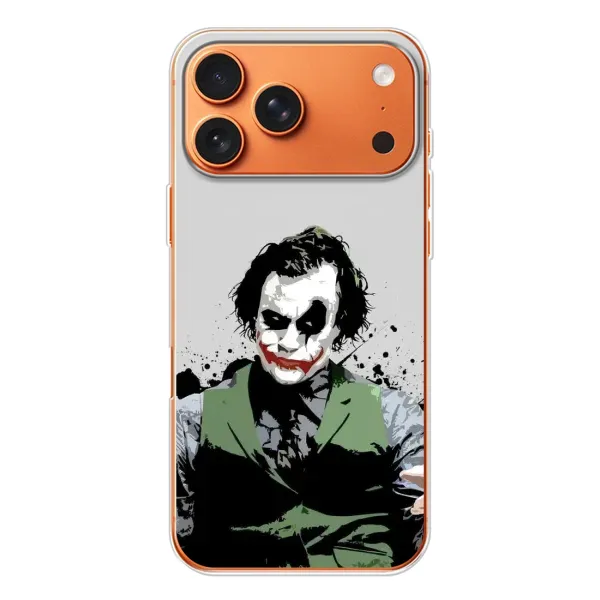 Чехол с рисунком «Взгляд Джокера» для Apple iPhone 18 Pro Чехол с рисунком «Взгляд Джокера» для Apple iPhone 18 Pro
