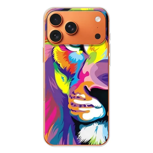 Чехол с рисунком «Яркий Лев» для Apple iPhone 18 Pro