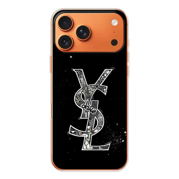 Чехол с рисунком «YSL» для Apple iPhone 18 Pro