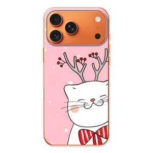 Чехол на тематику: Коты для Apple iPhone 18 Pro (Зимний кот)
