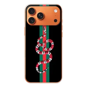 Чехлы Бренд GUCCI для Apple iPhone 18 Pro (Змей Гуччи)