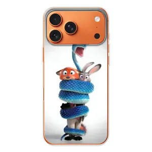 Силиконовый чехол с принтом Зоотрополіс для Apple iPhone 18 Pro (Змея Зоо)