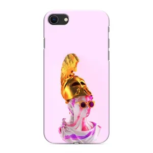 Чехол с Прикольным принтом на iPhone 8 (АРТ Статуя)