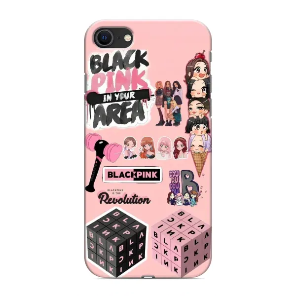 Чохол з малюнком «BLACK PINK колаж» для iPhone 8