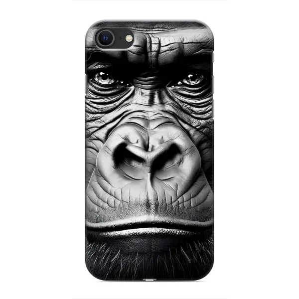 Чехол с рисунком «Черная обезьяна» для iPhone 8