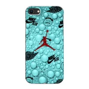 Силиконовый Чехол Nike Air Jordan на Айфон 8 (Джордан Найк)