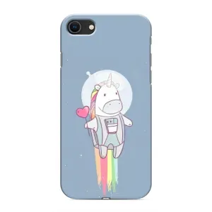 Чехол Unicorn на iPhone 8 (Единорог космонавт)