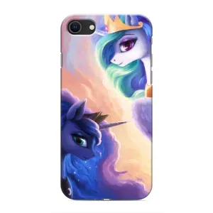 Чехол Unicorn на iPhone 8 (Единорожки на тучках)