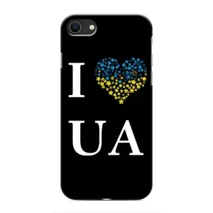 Силиконовый Чехол на iPhone 8 (Я-Украина) (I Love UA)