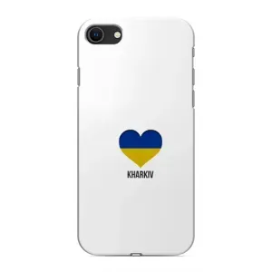 Чехлы силиконовые (Город Харьков) на Айфон 8 (Kharkiv)