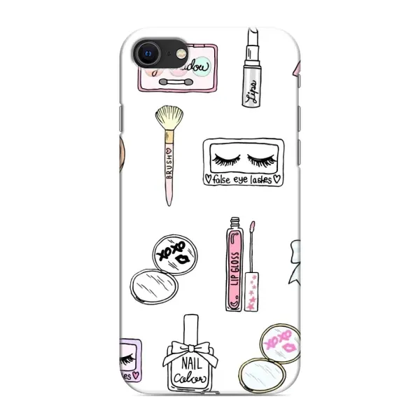 Чехол с рисунком «Косметика» для iPhone 8