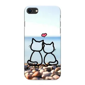 Силиконовые Чехлы Любимому человеку для iPhone 8 (Котейки)
