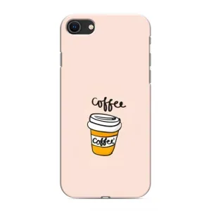 Чехол с изображением  вкусной еды для iPhone 8 (Кружка кофе)