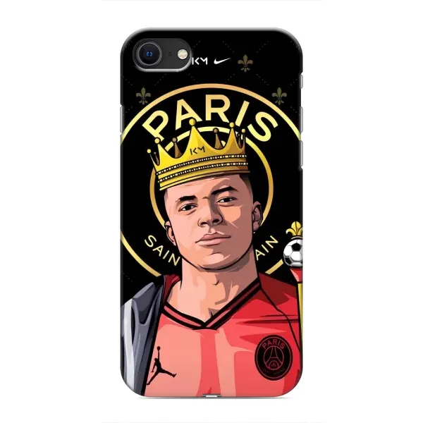 Чехол с рисунком «Mbappe King» для iPhone 8 Чехол с рисунком «Mbappe King» для iPhone 8