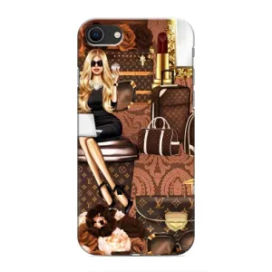 Чехол Стиль Louis Vuitton на iPhone 8 (Мода Луи Виттон)