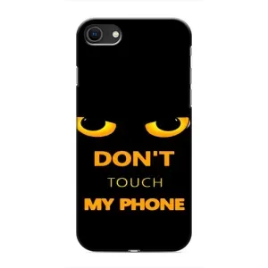 Чехол с Прикольным принтом на iPhone 8 (Не трогай мой телефон)