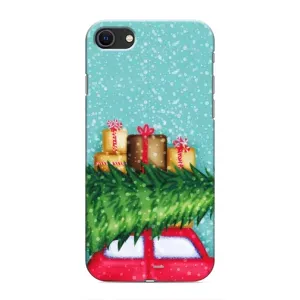 Чехол Новогодняя Елка на iPhone 8 (Новогодние подарки)