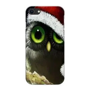 Чехлы с принтом СОВЫ для iPhone 8 (Новогодняя Сова)