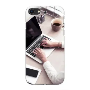 Силиконовый бампер (Работники) на iPhone 8 (Офисный работник)