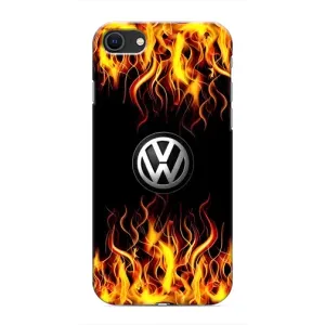 Чехол "Фольксваген" для iPhone 8 (Огненный Лого)