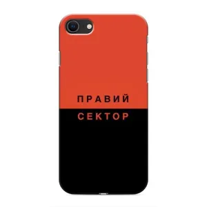 Чехлы УПА (Красно-Чёрный) на iPhone 8 (Правый Серктор)