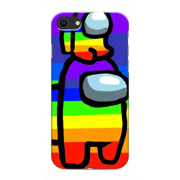 Чехол с рисунком «Радужный» для iPhone 8
