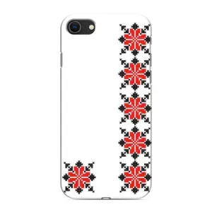 Силиконовый Чехол на iPhone 8 с картинкой Вышиванки (Силуэт вышиванки)