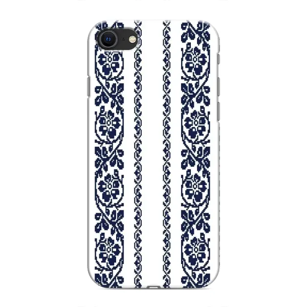 Чохол з малюнком «Синя вишиванка» для iPhone 8 Чохол з малюнком «Синя вишиванка» для iPhone 8