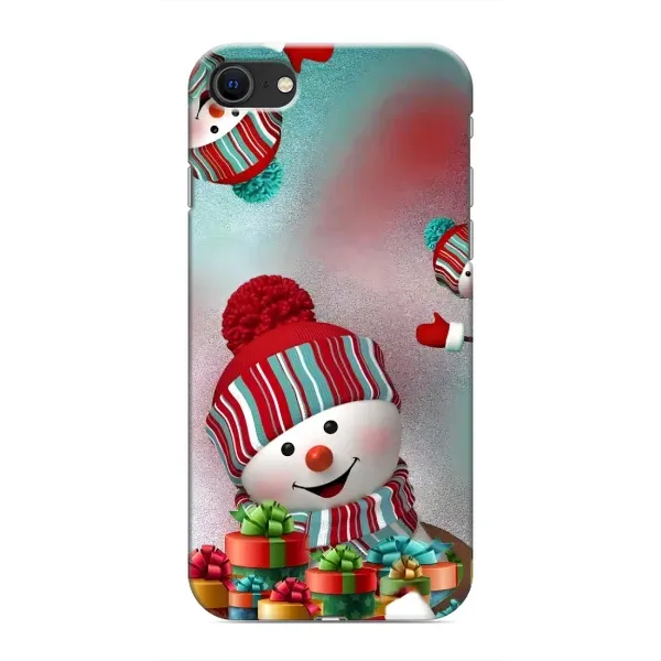Чехол с рисунком «Снеговик в шапке» для iPhone 8 Чехол с рисунком «Снеговик в шапке» для iPhone 8