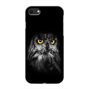 Чехлы с принтом СОВЫ для iPhone 8 (Сова на чёрном)