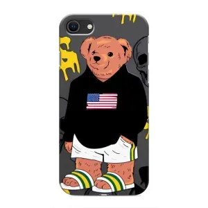 Чехлы Мишка Тедди для Айфон 8 (Teddy USA)