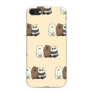 Чохли з зображенням різних тварин на iPhone 8 (Три ведмедя)