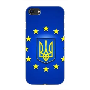 Чехол с Украинской символикой на Айфон 8 (Украина это Европа)
