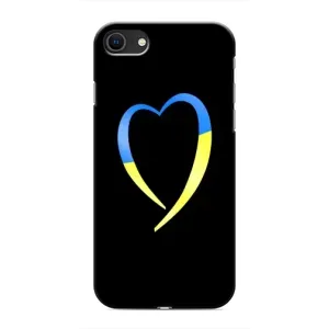 Силиконовый Чехол на iPhone 8 (Я-Украина) (Украинское сердце)