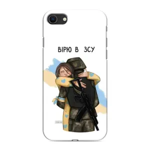 Патриотический Чехол для iPhone 8 (Верим в ЗСУ)